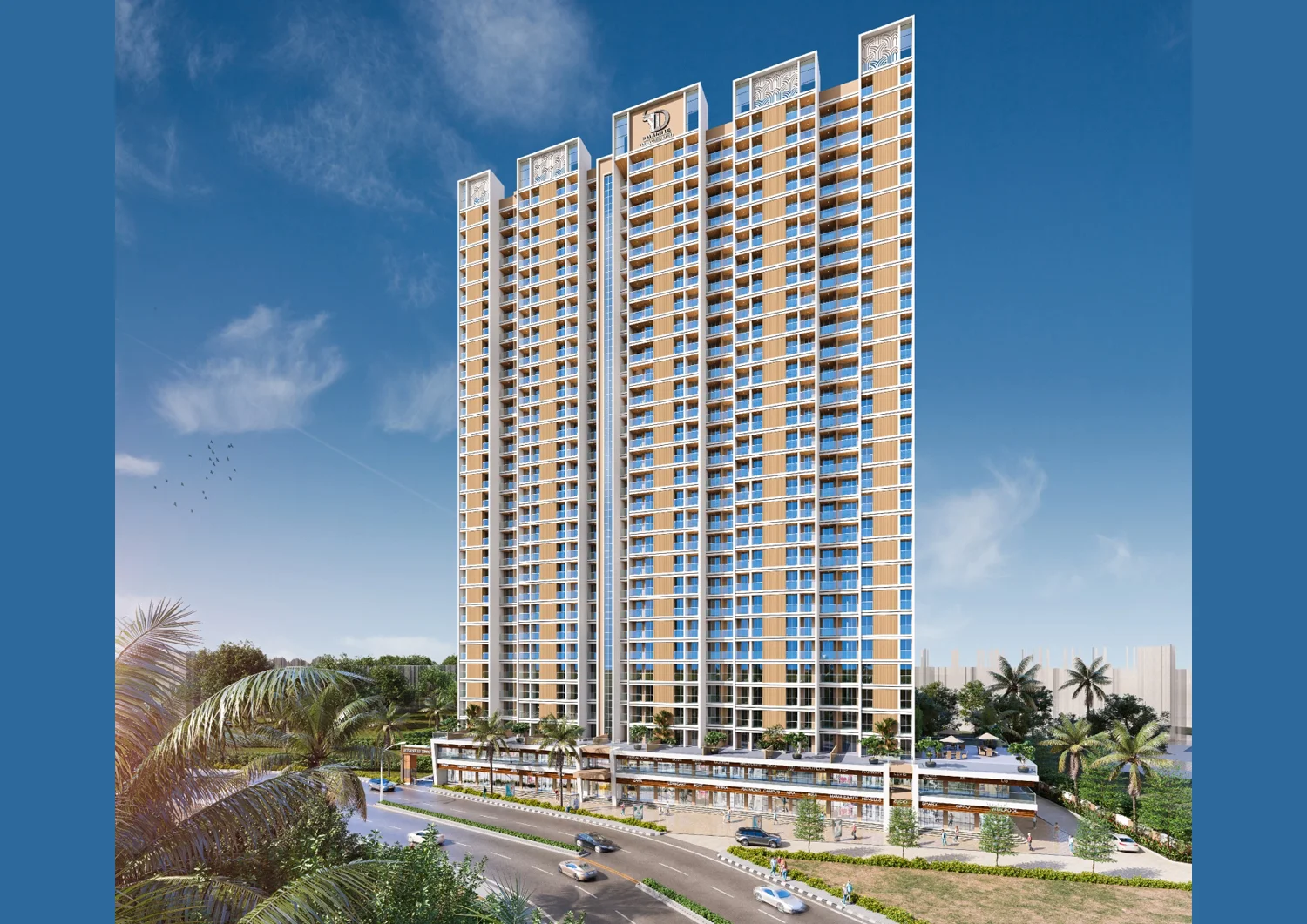 An illustration of the Davkhar Sereno Kalyan community